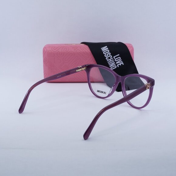 New Moschino MOL521/SAM 00T700 Eyeglasses - Shiny Violet Frame- Lowest price!